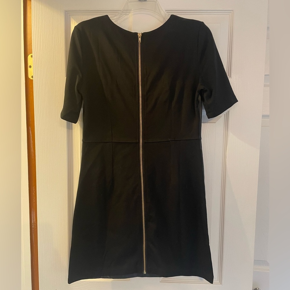 ASDS Size 8/Large Black Pleather Dress Brand New - Picture 2 of 2